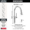 Pull-Down Kitchen Single Handle with Soap Dispenser Bundle