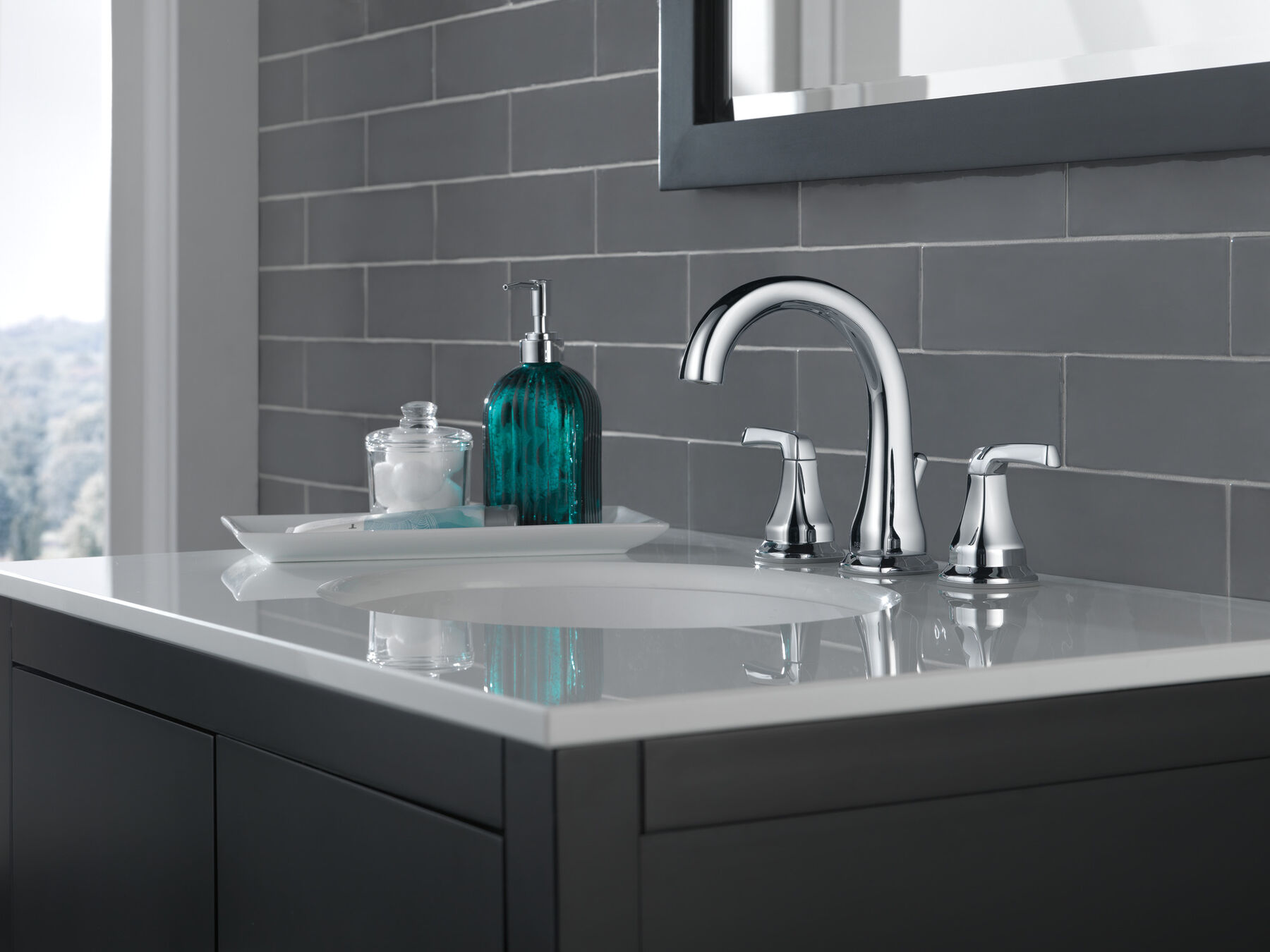Llave para baño de extensión con dos manijas, imagen 4