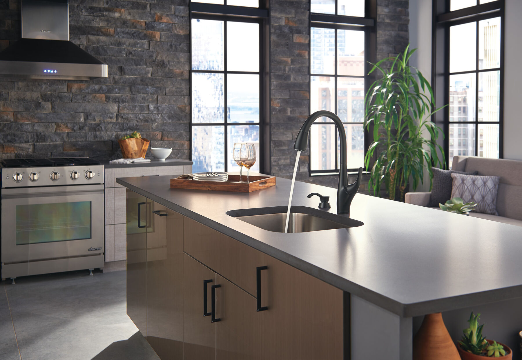 Llave para cocina monomando extensible, imagen 4