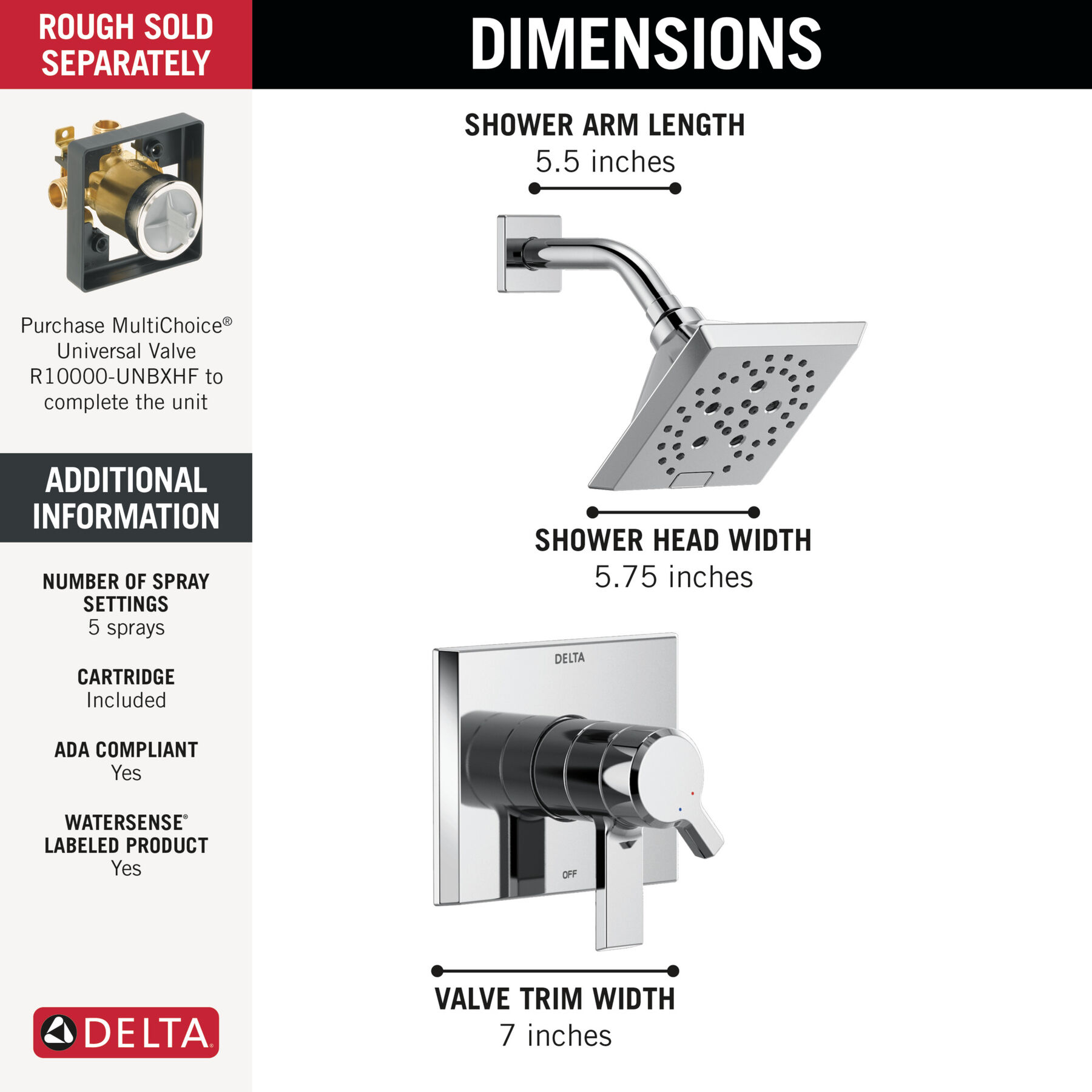 Terminación de ducha Monitor® serie 17 con tecnología H<sub>2</sub>Okinetic®, imagen 5
