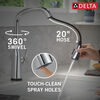 Touch<sub>2</sub>O® Technology Kitchen Faucet with Touchless Technology