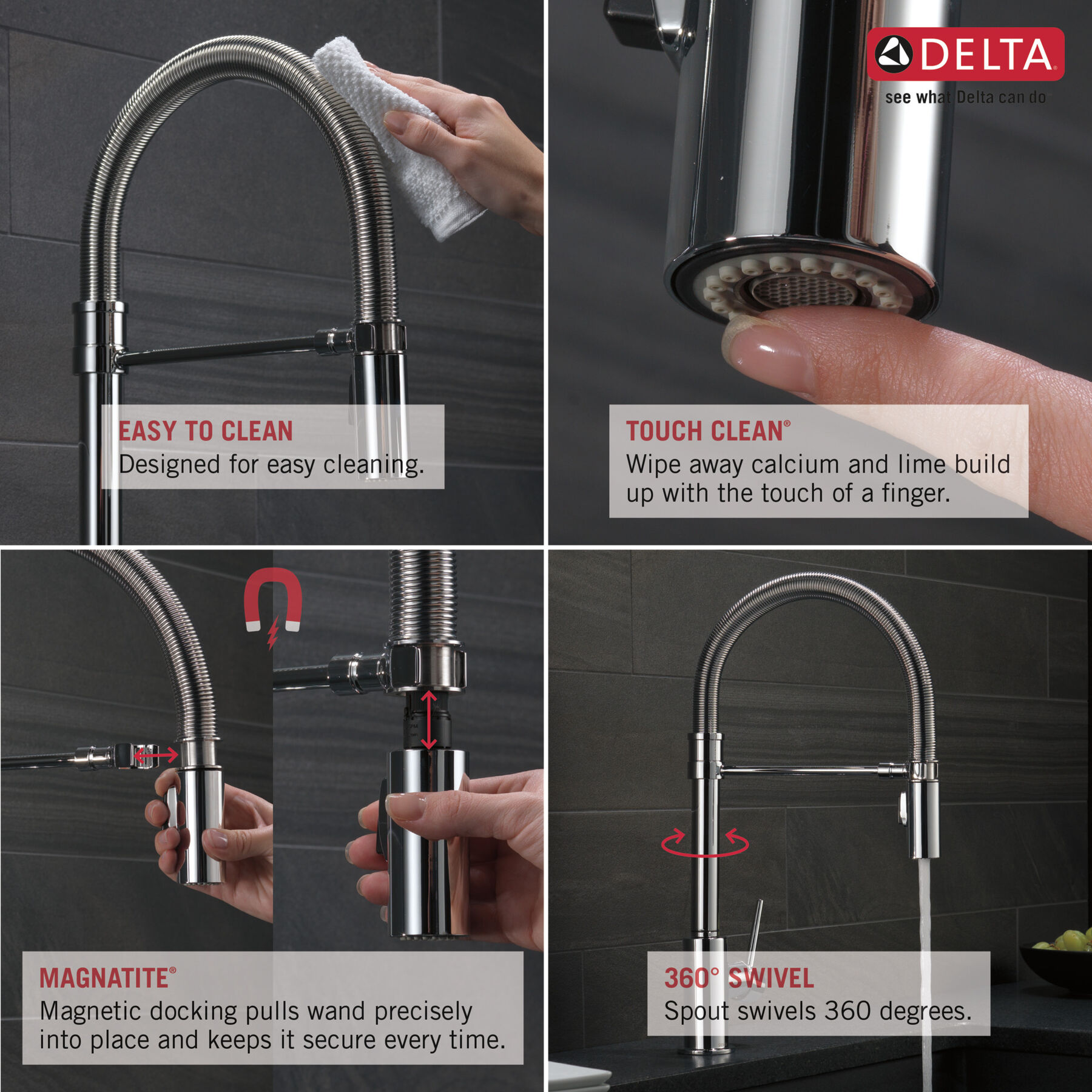 Llave para cocina extensible de una manija con tubo de salida con muelle (producto recertificado), imagen 7