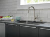 Single Handle Pull-Down Kitchen Faucet with Touch<sub>2</sub>O® Technology Technology and Soap Dispenser