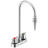 Two Handle 4 In Deck-mount Laboratory Mixing Faucet
