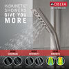 Ducha manual H<sub>2</sub>Okinetic® de 3 funciones con barra deslizante
