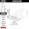 Premium Elongated Electric Bidet Toilet Seat