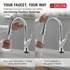 Touch<sub>2</sub>O® Technology Kitchen Faucet with Touchless Technology