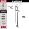 Llave de llenado para bañera independiente (producto recertificado)