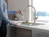 Llave para cocina monomando extensible con tecnología ShieldSpray®