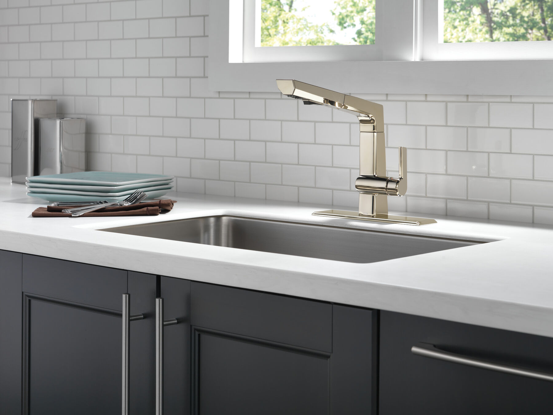 Llave para cocina monomando desplegable, imagen 8