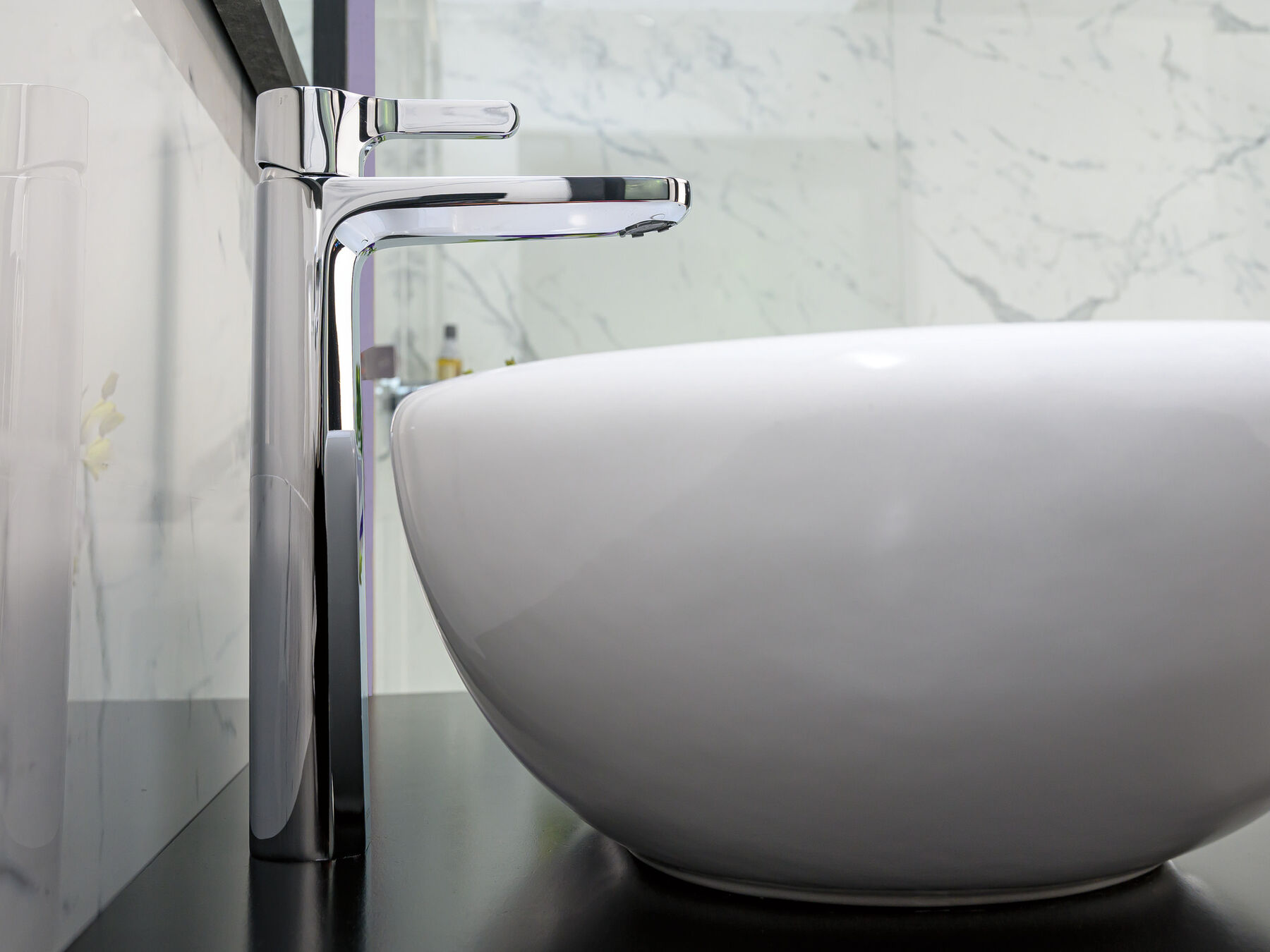 Single Handle Single Hole Vessel Lavatory Faucet - Less Pop-Up, image 3