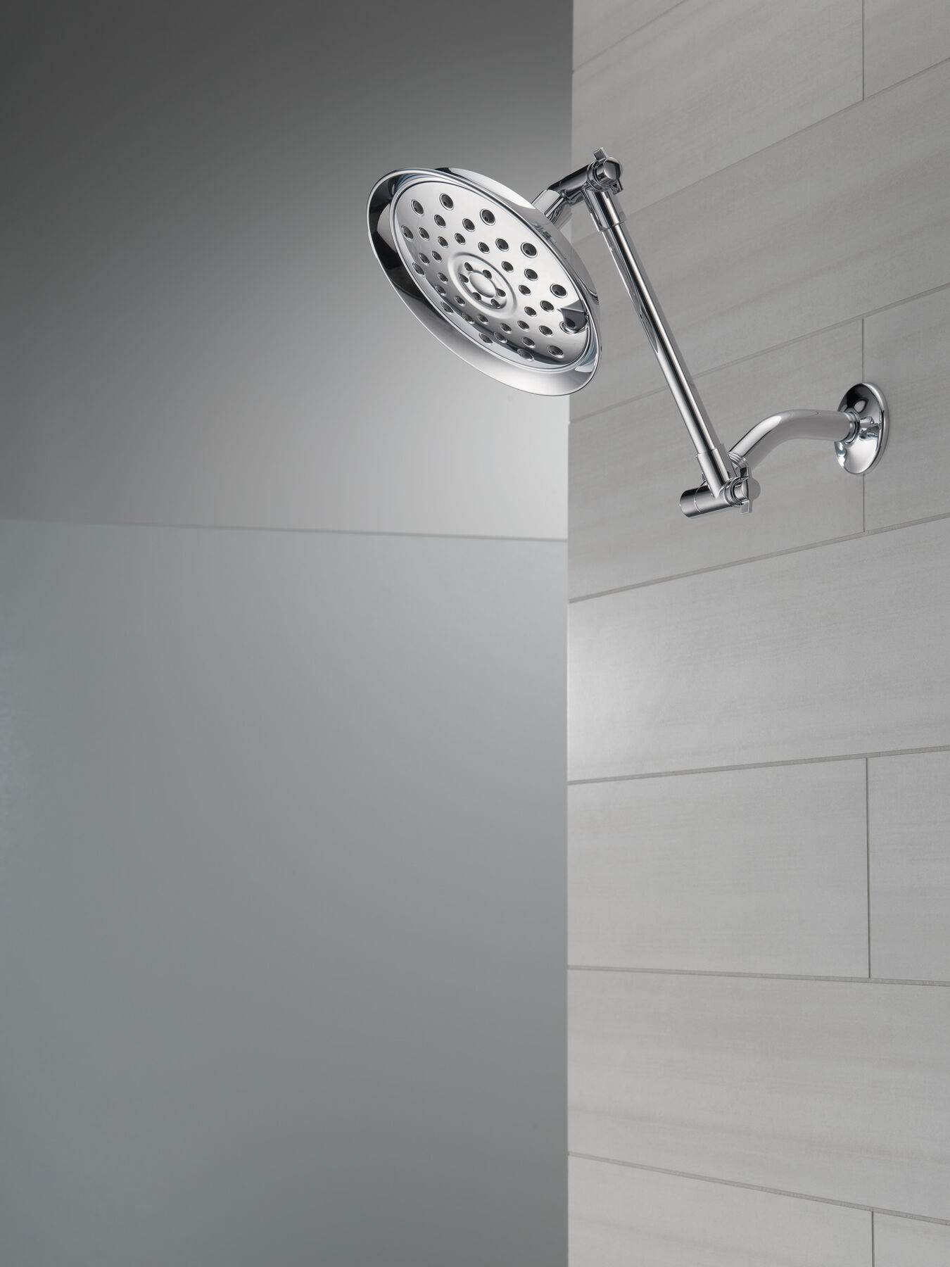 Regadera tipo campana con extensor de brazo ajustable, imagen 2