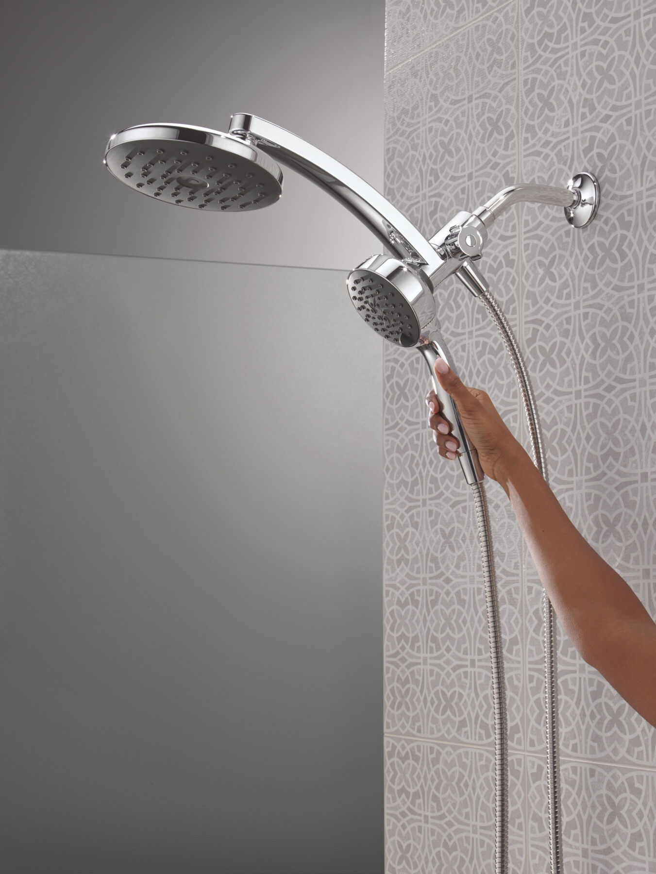 PivotPro™ 3-in-1 Combination Shower with TouchClean® Spray Face, image 11