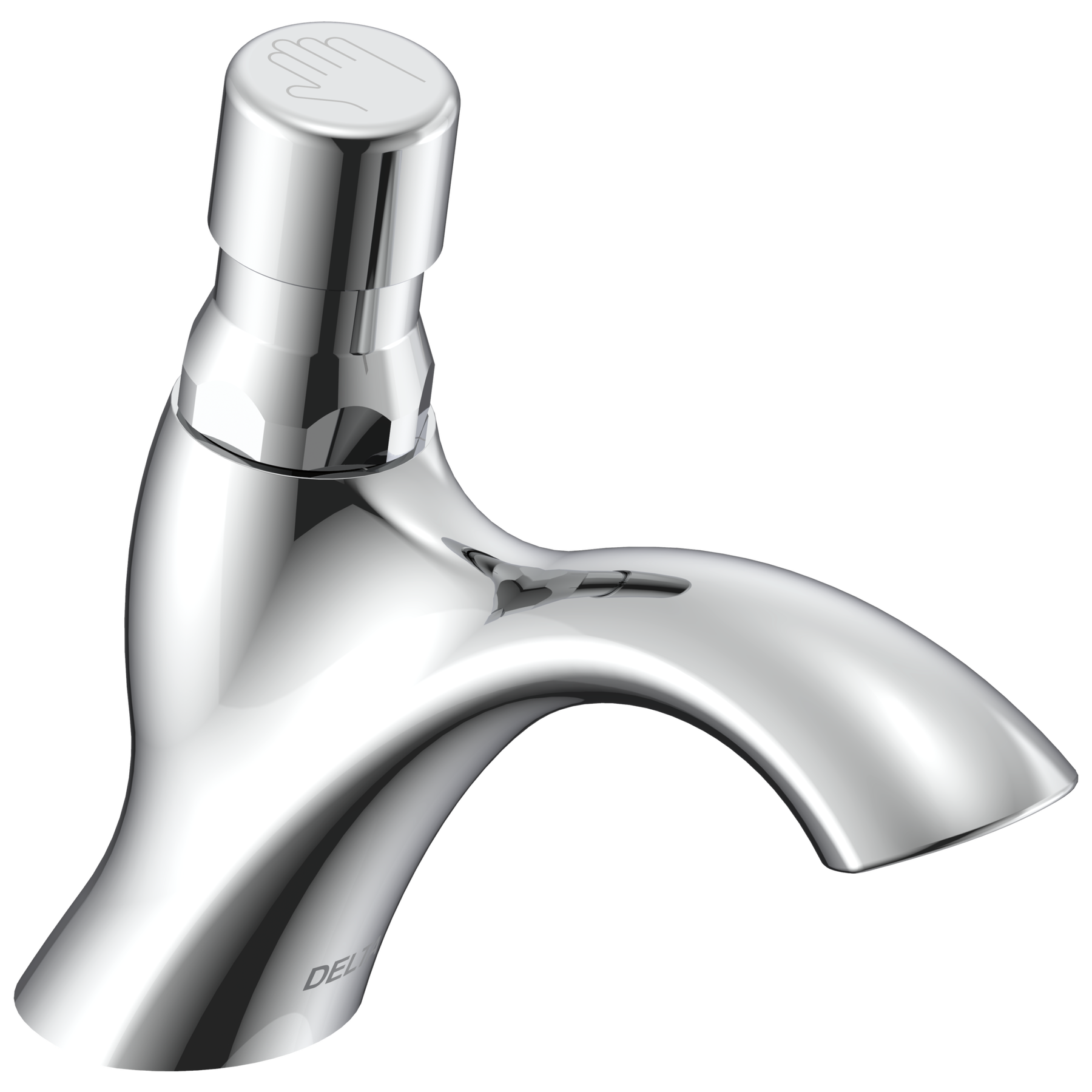 Llave para baño de un orificio con cartucho medidor de cierre lento
