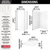 32x32 Corner Shower Bundle - Square