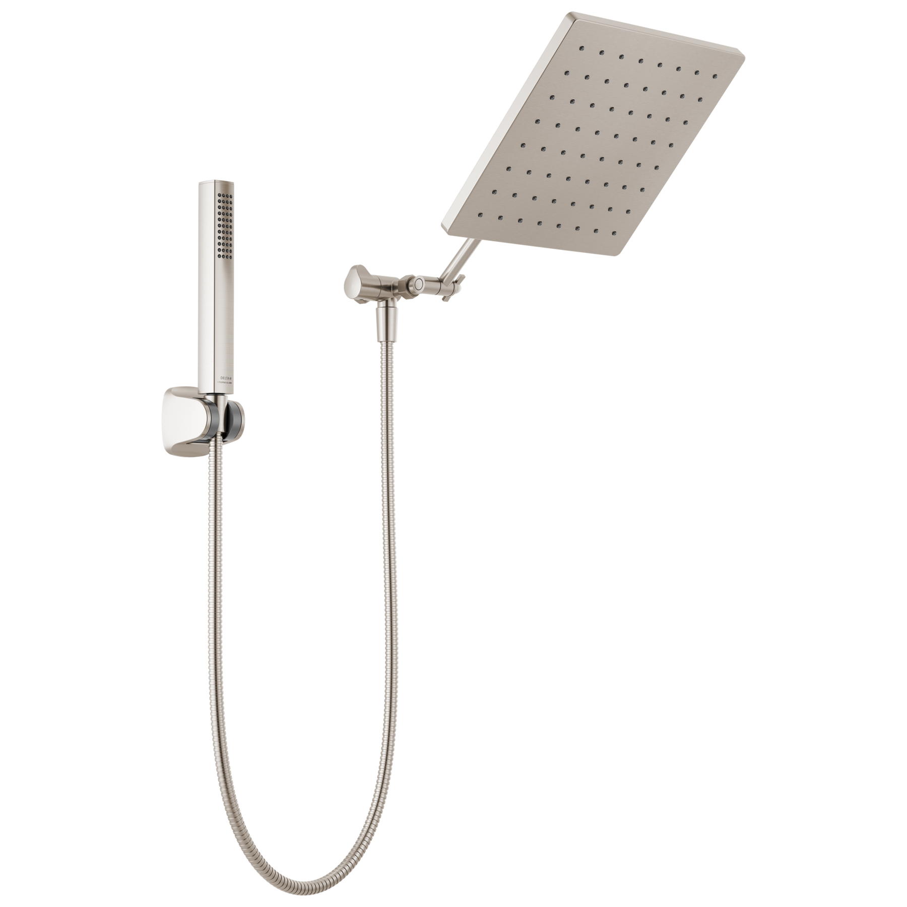 10 inch Raincan Shower Head & Hand Held Combo with Adjustable Extension Arm