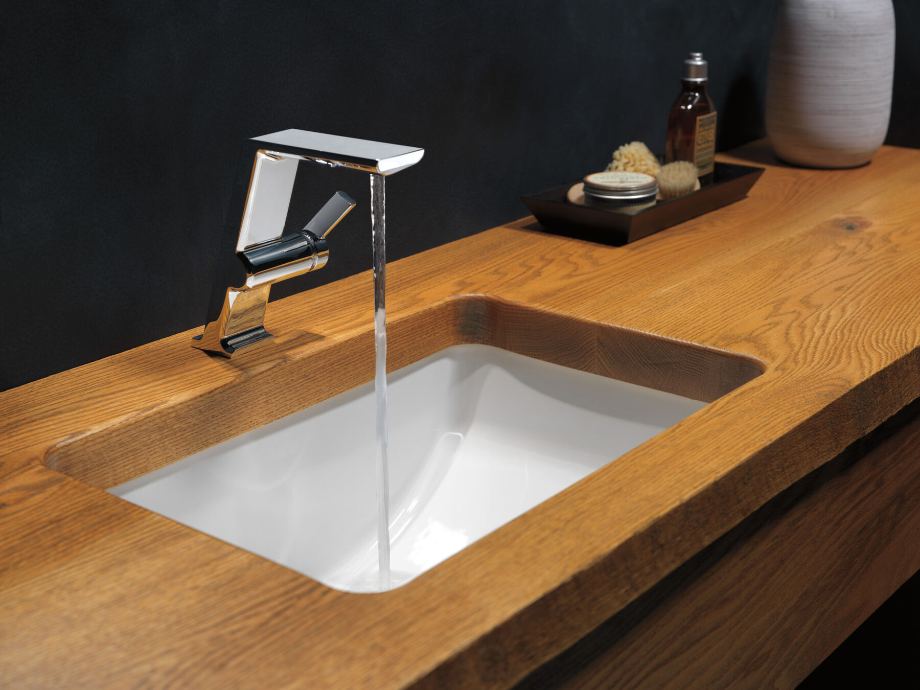 Llave para baño monomando tipo vasija de altura media, imagen 11