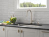 Single Handle Pull-Down Touch<sub>2</sub>O® Technology Kitchen Faucet with Touchless Technology