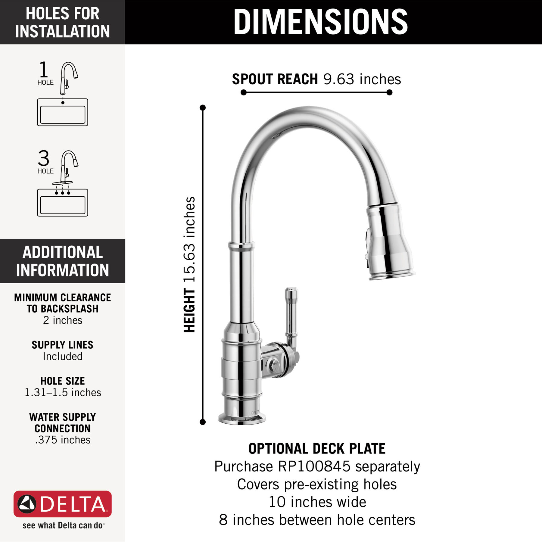 Llave para cocina monomando extensible, imagen 1