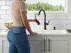 Llave para cocina monomando extensible con dispensador de jabón y tecnología ShieldSpray