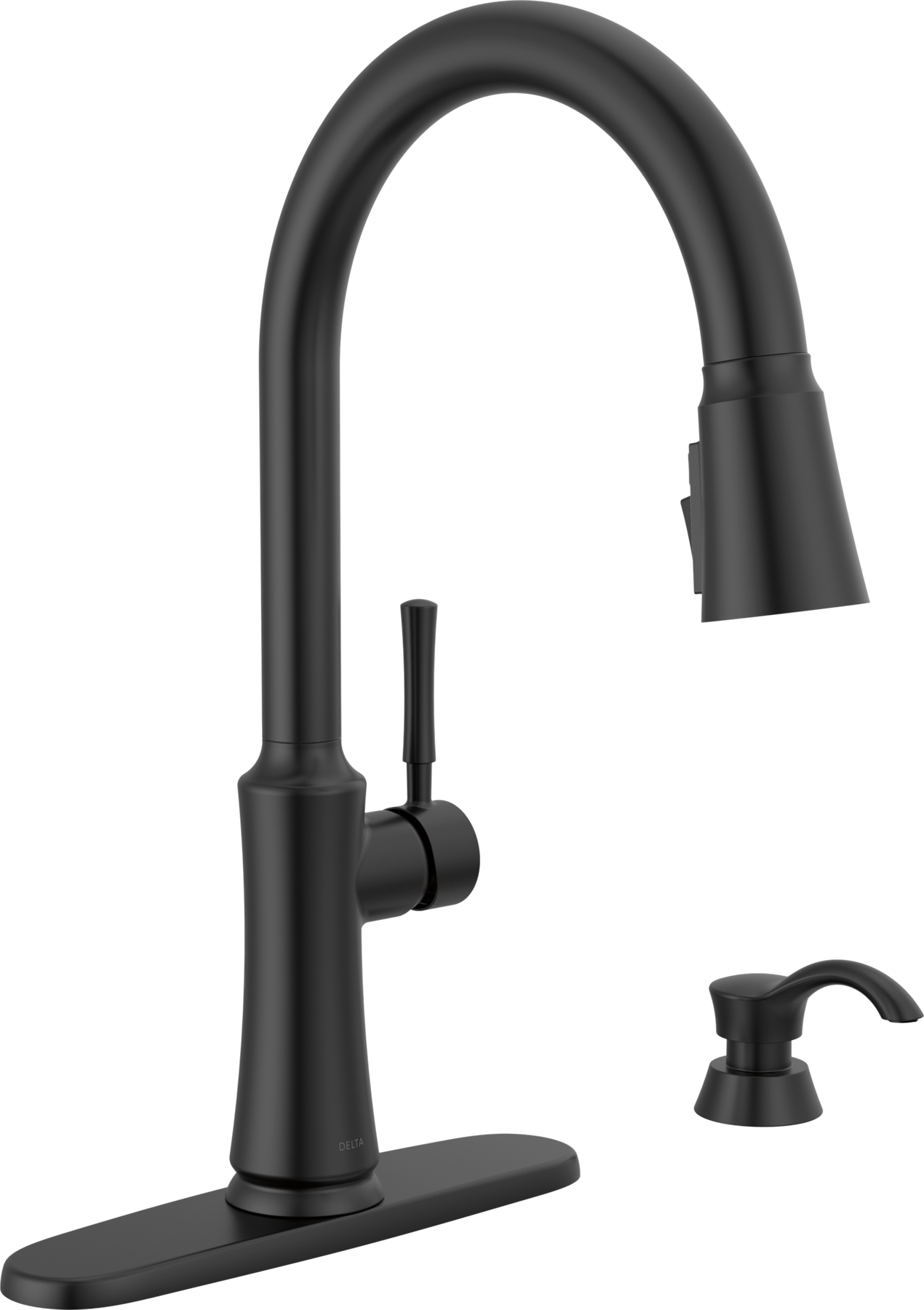 Llave para cocina monomando extensible con dispensador de jabón y tecnología ShieldSpray, imagen 1