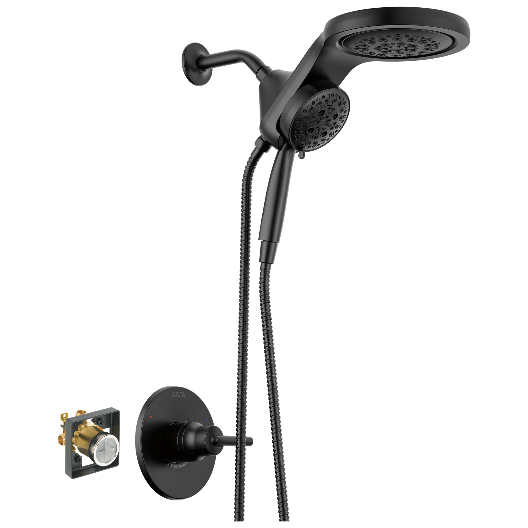 Shower Trim with HydroRain Shower Head and Rough Bundle - 14 Series