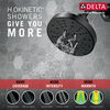 Regadera tipo lluvia contemporánea H<sub>2</sub>Okinetic® de 5 funciones