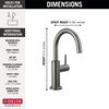 Llave de agua fría purificada redonda contemporánea