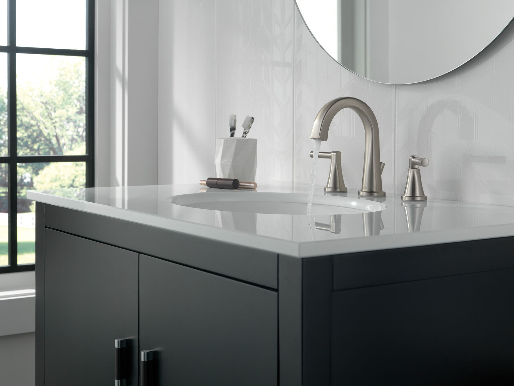 Llave para baño de extensión con dos manijas, imagen 3