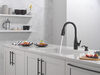 Llave para cocina monomando extensible con dispensador de jabón y tecnología ShieldSpray®