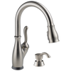 Touch2O with Touchless and VoiceIQ® Technology Single Handle Pull-Down Kitchen Faucet with Soap Dispenser
