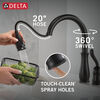 Llave de una manija con tubo de salida deslizable para cocina