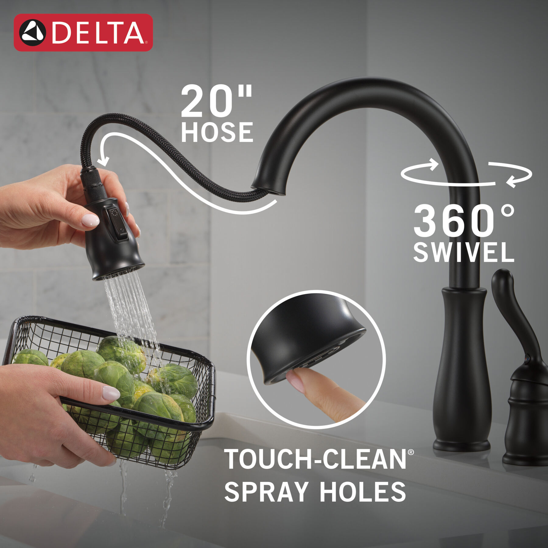 Llave para cocina monomando extensible, imagen 4