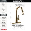 VoiceIQ® Single Handle Pull-Down Faucet with Touch<sub>2</sub>O® Technology