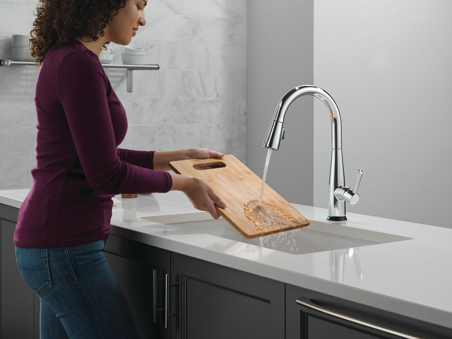 Touch<sub>2</sub>O® Technology Kitchen Faucet with Touchless Technology, image 8