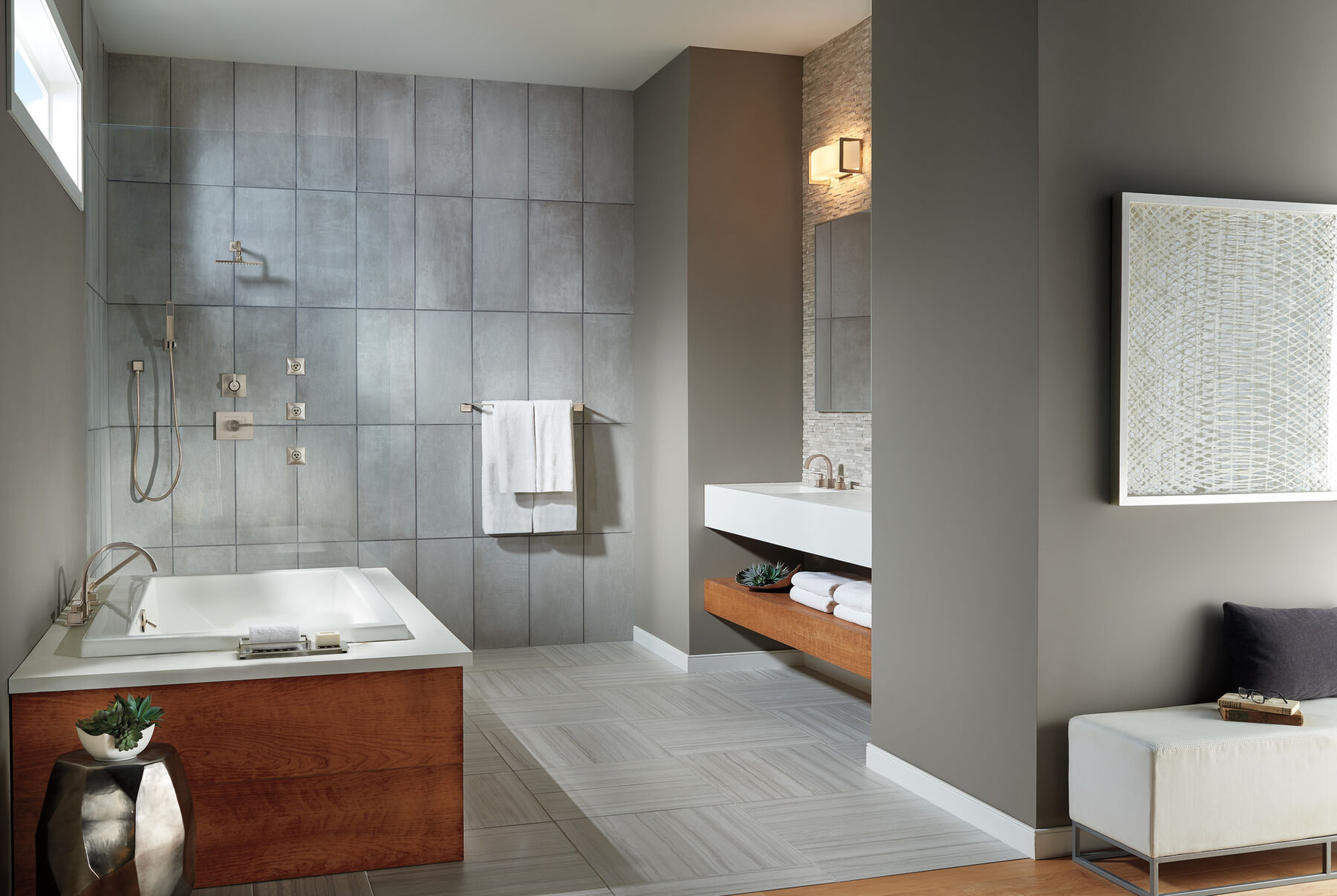 Llave para baño de extensión con dos manijas, imagen 8