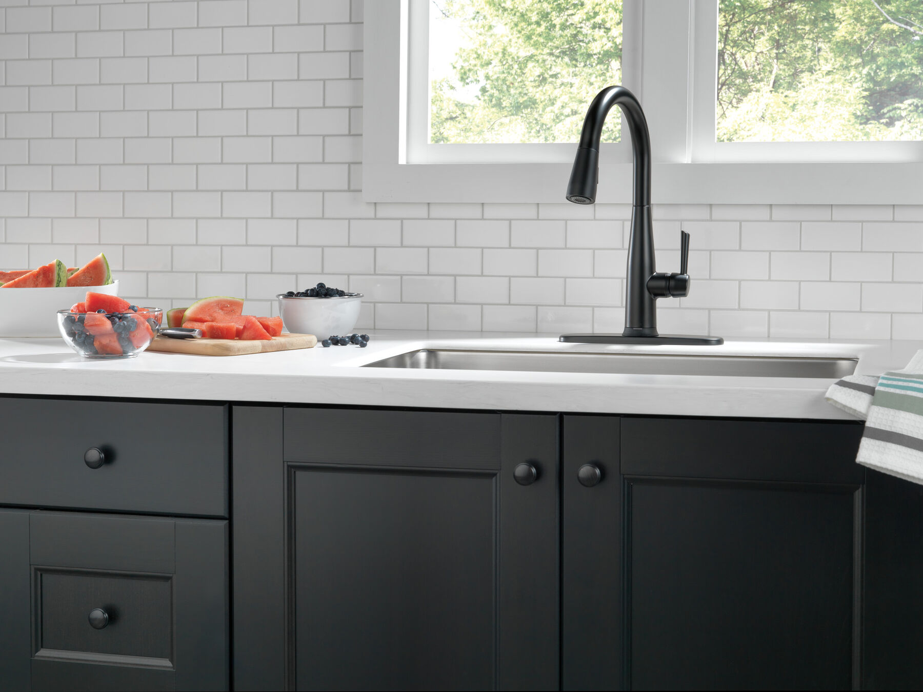 Llave para cocina monomando extensible con tecnología Touch<sub>2</sub>O®, imagen 9