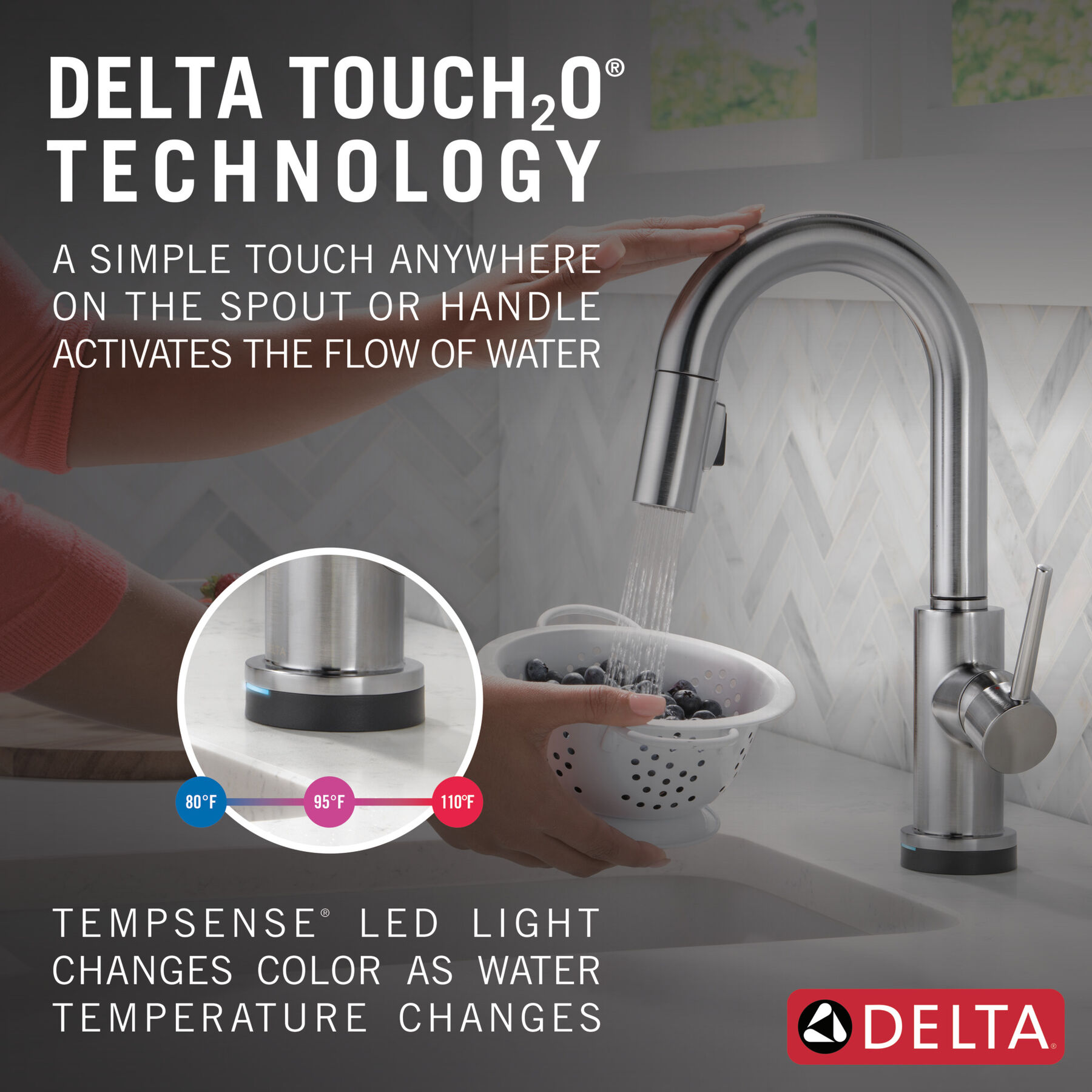 Single Handle Pull-Down Bar / Prep Faucet with Touch<sub>2</sub>O® Technology (Recertified), image 6