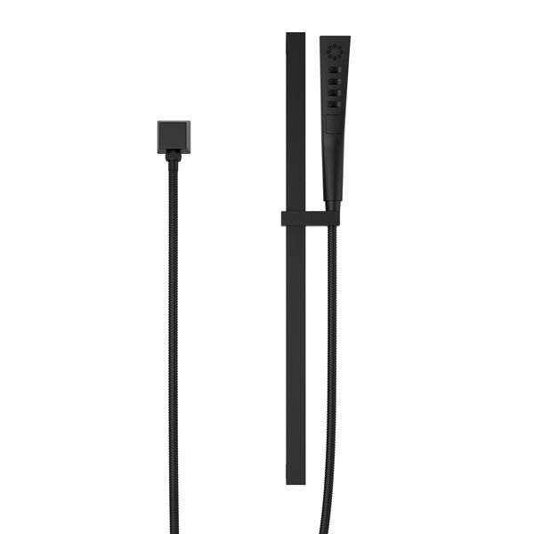 Ducha manual de 3 ajustes H2Okinetic® con barra deslizante y codo de pared