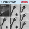 7-Setting Slide Bar Hand Shower with Cleaning Spray (Recertified)