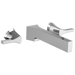 Accesorio para llave para baño de dos manijas de montaje en pared