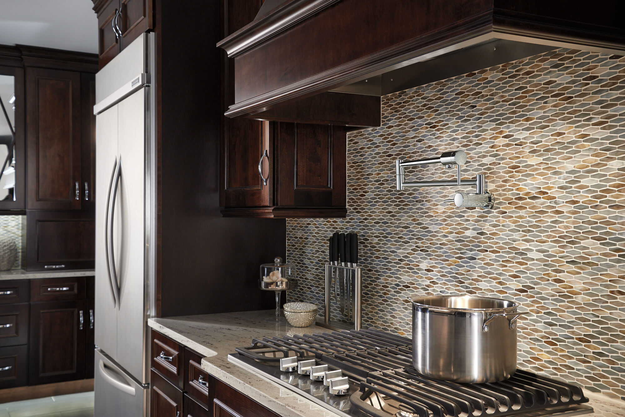Contemporary Wall Mount Pot Filler in Chrome 1165LF Delta Faucet