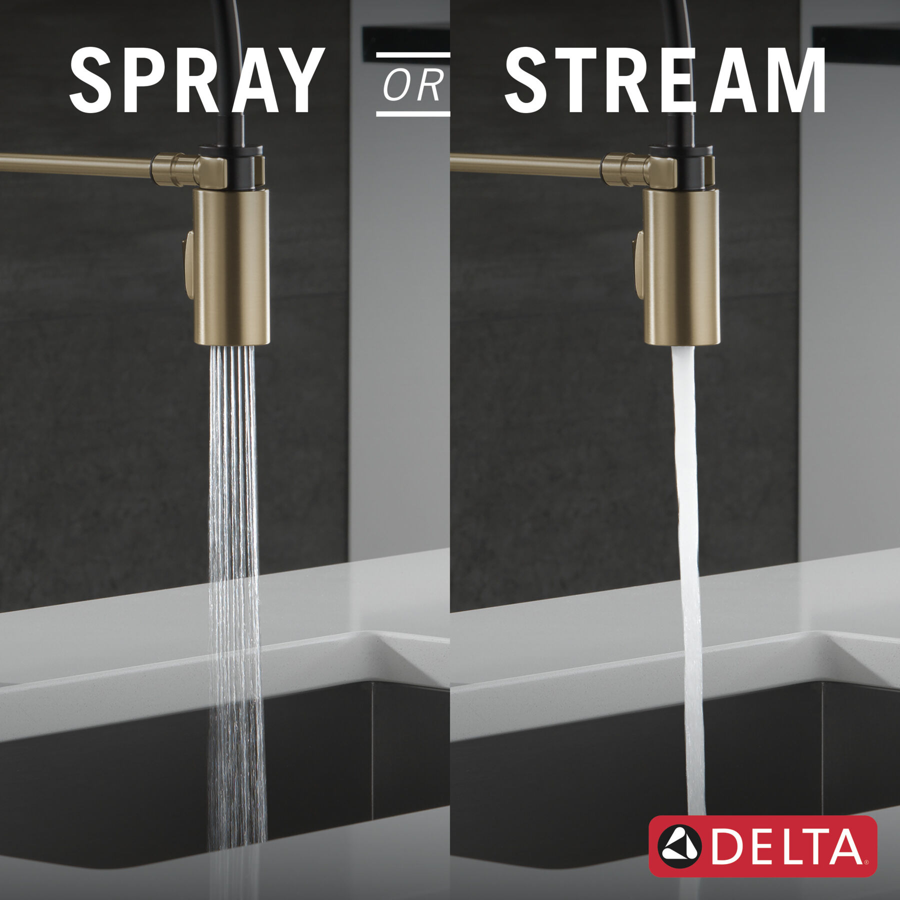 Single-Handle Pull-Down Spring Kitchen Faucet, image 4