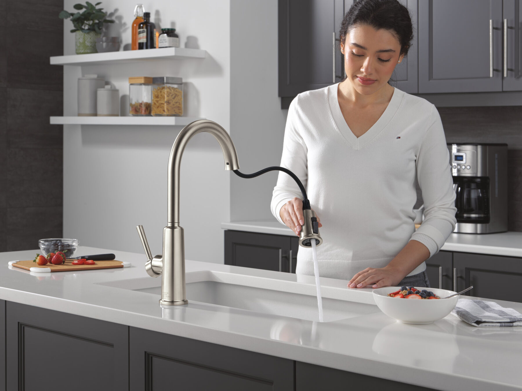 Llave para cocina monomando extensible, imagen 4