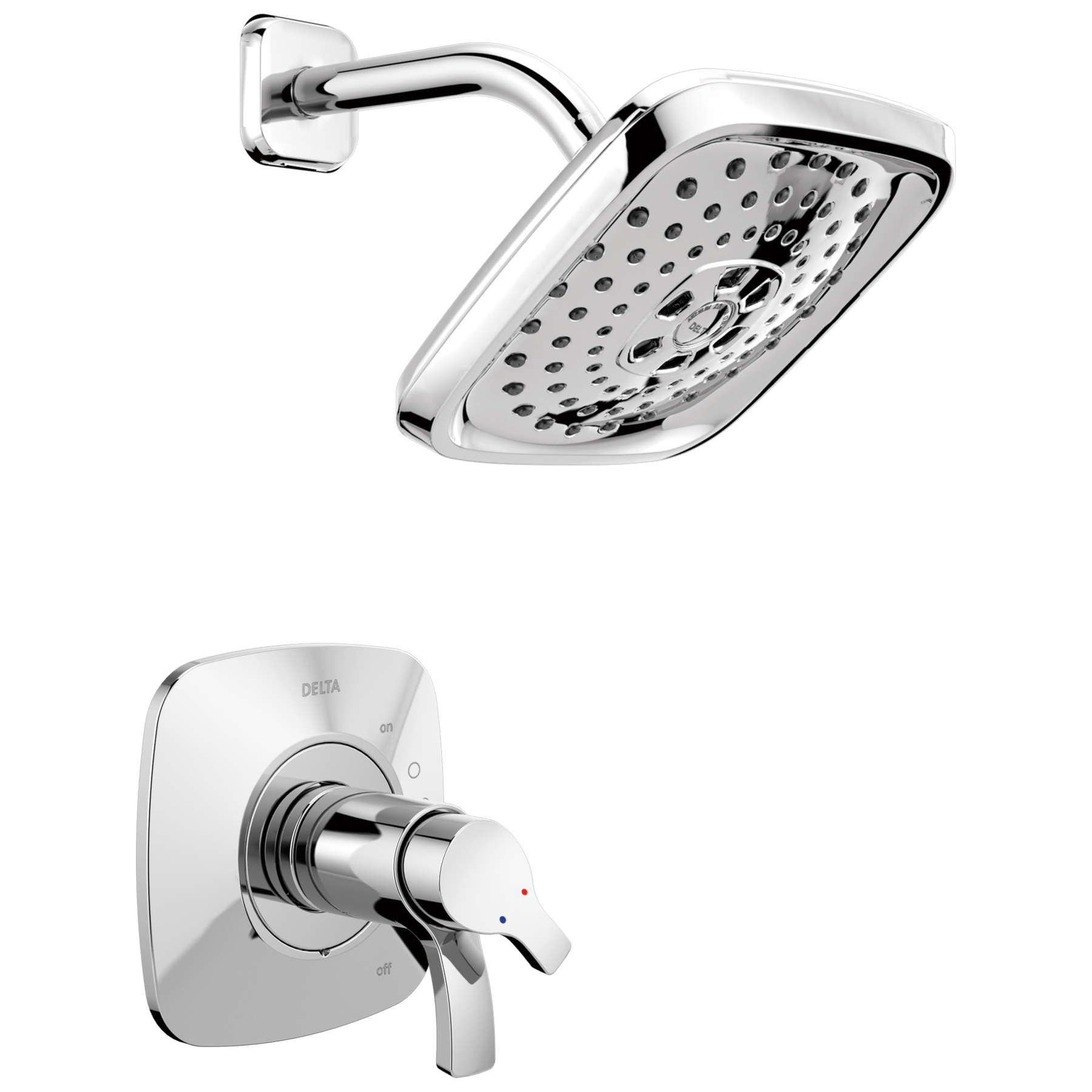 Terminación de ducha TempAssure® serie H17T con H<sub>2</sub>Okinetic®