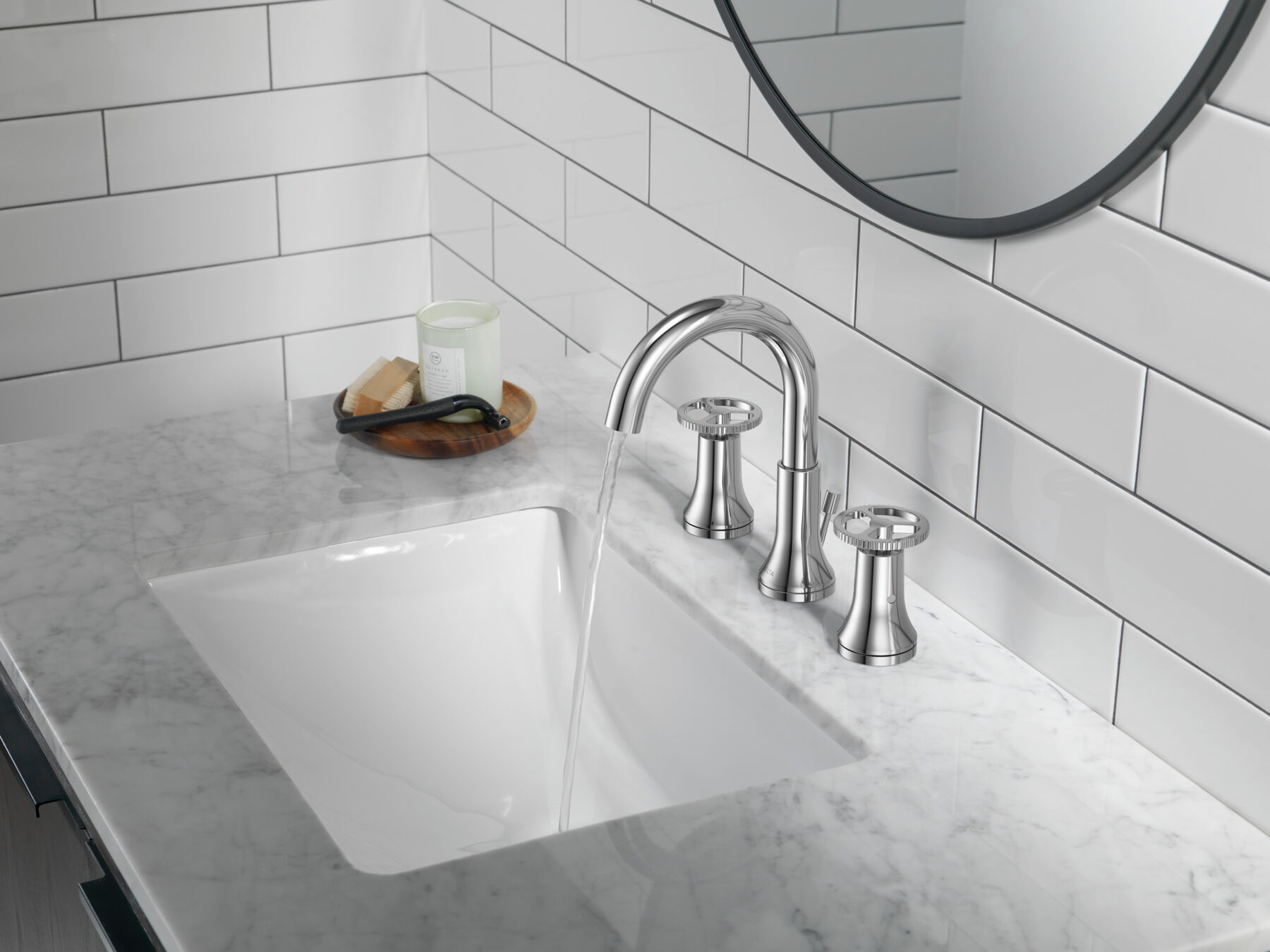 Llave para baño de extensión con dos manijas, imagen 2
