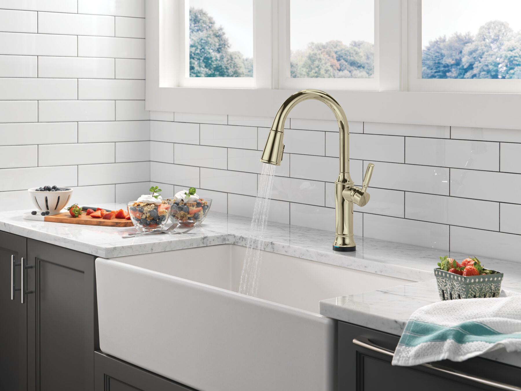 Pull-Down Kitchen Single Handle with Soap Dispenser Bundle, image 13