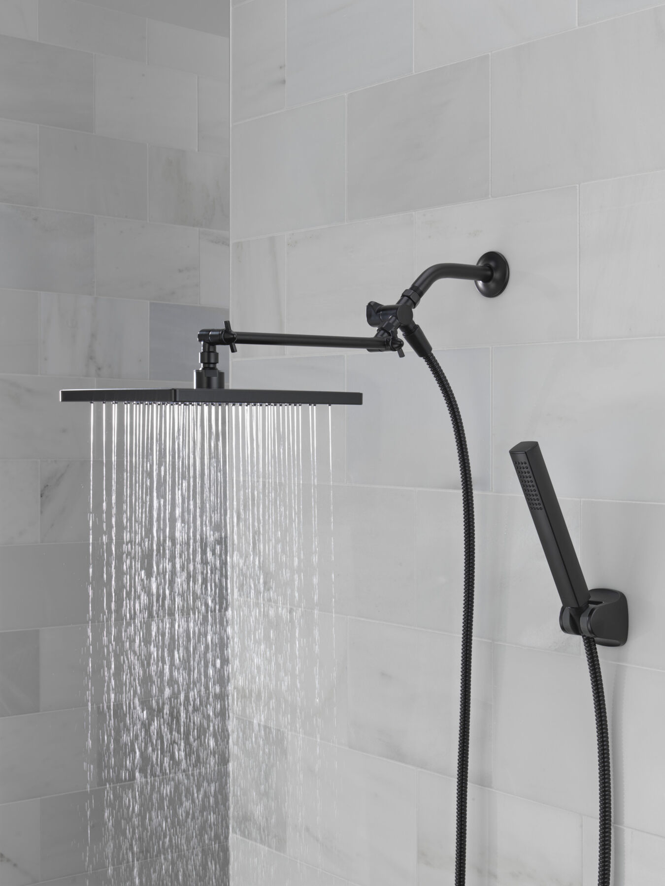 10 inch Raincan Shower Head & Hand Held Combo with Adjustable Extension Arm, image 15
