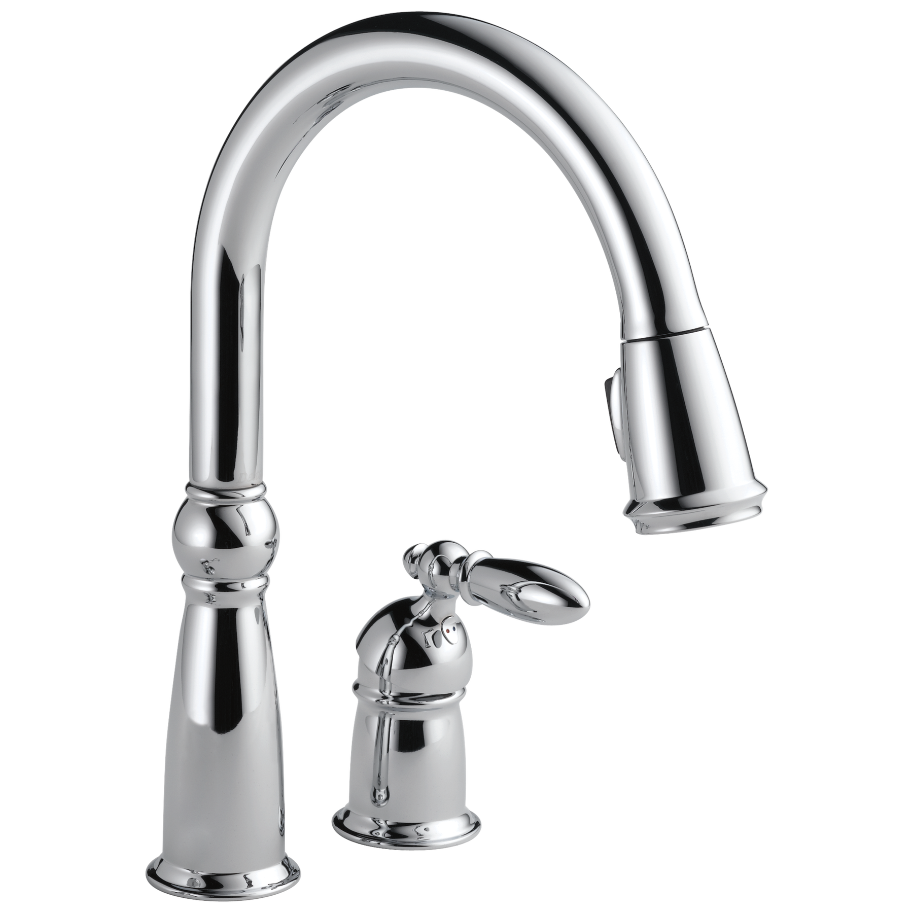 Llave de una manija con tubo de salida deslizable para cocina