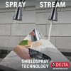 Llave para cocina monomando extensible con tecnología ShieldSpray® (producto recertificado)